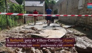 Un violent orage inonde Reims et cause des dégâts dans l'Aisne