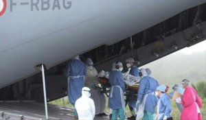 Guyane: première évacuation à bord d'un A400M de patients Covid-19 vers les Antilles