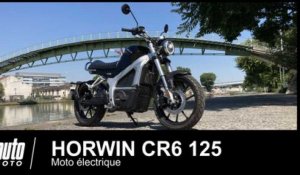 Moto électrique Horwin CR6 125 ESSAI POV Auto-Moto.com