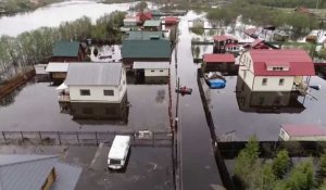 Russie : inondations dans la région de Mourmansk, des villages submergés