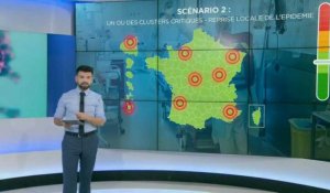 Coronavirus : l'épidémie "sous contrôle" en France, 4 scénarios du meilleur au pire sont envisagés
