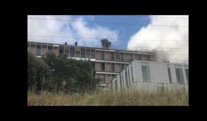 Incendie d'un bâtiment du conseil départemental