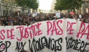 Rassemblement contre les violences policières à Marseille
