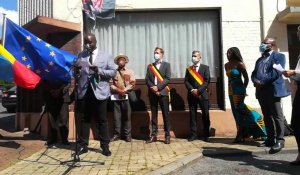 Inauguration de la rue Lumumba à Charleroi - Discours de Gaëtan Bangisa