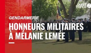 Hommage militaire à Mérignac pour la gendarme tuée par un chauffard