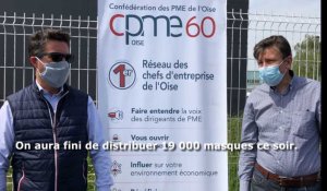 La CPME distribue 19 000 masques pour les petites entreprises de l'Oise 
