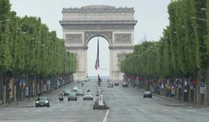 Covid-19: dernier jour de confinement sur les Champs-Élysées à Paris