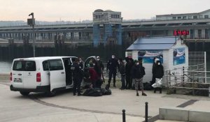 Un groupe de migrants débarqué à Boulogne par un patrouilleur