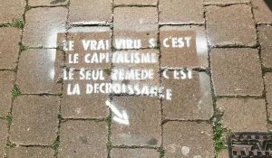 Extinction Rebellion tague les rues de Namur