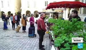 Covid-19 en France : gestes barrières, distanciation sociale...réouverture prudente des marchés