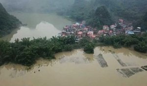 Le sud-est de la Chine sous l'eau après de fortes pluies