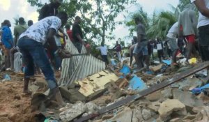 Côte d'Ivoire: constat des dégâts après un glissement de terrain meurtrier