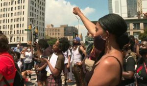 New York: rassemblement avant une marche silencieuse pour commémorer la fin de l'esclavage aux Etats-Unis
