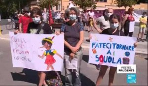 Covid-19 en Italie : des écoles fermées jusqu'en septembre et des parents inquiets
