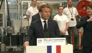 Macron annonce une prime de 3.000 à 5.000 euros pour troquer son véhicule polluant contre un "plus propre"