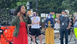 La fille de Bob Marley participe à une manifestation contre le racisme à Washington