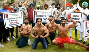 En Inde, tous muscles dehors pour réclamer la réouverture des salles de sport