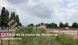 Amiens: les travaux route de Rouen