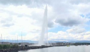 Déconfinement en Suisse: le célèbre "Jet d'Eau" de Genève réactivé