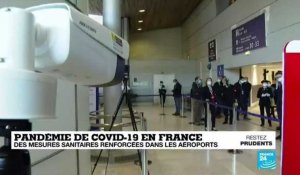 Covid-19 : des mesures sanitaires renforcées dans les aéroports en France