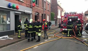 Deux maisons ravagées par un incendie rue Belle-Croix à Quesnoy-sur-Deûle