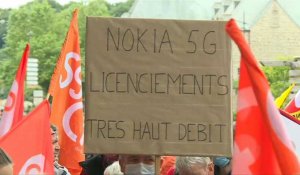 Nokia: à Lannion, des salariés au "combat" pour "le maintien des emplois"