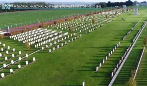 Drone de vue : le mémorial australien de Villers-Bretonneux