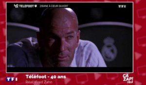 Zidane en larmes dans Téléfoot