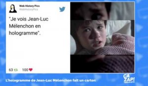 Jean-Luc Mélenchon utilise un hologramme lors de son meeting : les internautes s'en amusent !