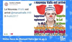 Les internautes se moquent de la vote-face de Manuel Valls sur le 49-3