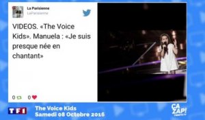 The Voice Kids : Kendji Girac félicite la gagnante !