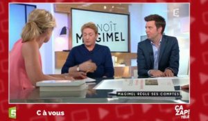Benoît Magimel gêné sur le plateau de C à vous à l'évocation de son accident