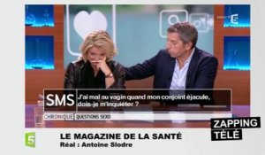 Marina Carrère d'Encausse à Michel Cymes : "Vous pouvez enlever votre main là ?"