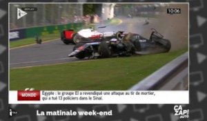 Un accident spectaculaire au Grand prix d'Australie