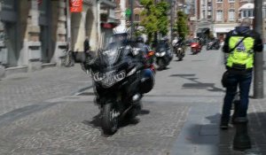 Béthune : les motards en colère partent pour Arras en cortège