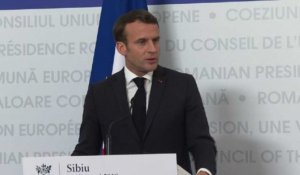 Macron:tout pour que le RN "ne soit pas en tête" aux européennes