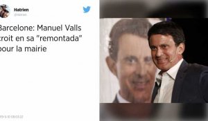 Aux élections municipales de Barcelone, Manuel Valls espère une « remontada »