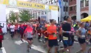 Départ de semi-marathon de Namur 2019