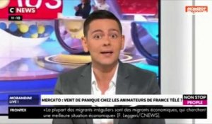 Morandini Live - Mercato : les animateurs de France Télé dans la tourmente ? (vidéo)