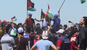 Des milliers de Palestiniens manifestent pour commémorer la "Nakba"