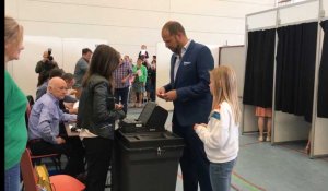 Elections 2019: Theo Francken a voté à Linden