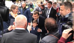 Le Touquet : Le président à la rencontre de ses admirateurs avant d'aller voter