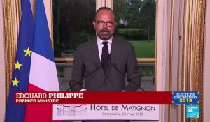 REPLAY - Discours d'Edouard Philippe après les résultats des élections européennes