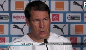 OM-Montpellier : "Les joueurs savent ce que j'attends d'eux, du professionnalisme" (Garcia)