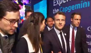 Ouverture du salon Vivatech à Paris en présence d'Emmanuel Macron