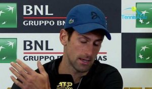 ATP - Rome 2019 - Novak Djokovic : "C'était une journée spéciale dont on se souviendra"