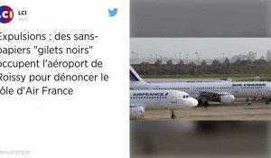 Des centaines de sans-papiers manifestent à l'aéroport Roissy-Charles-de-Gaulle