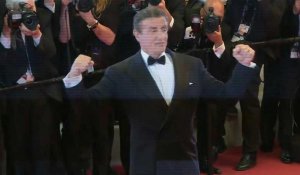 Sylvester Stallone sur le tapis rouge de Cannes