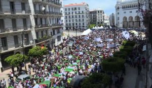 Alger: manifestation étudiante après un discours du patron de l'armée