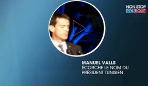 Manuel Valls écorche le nom du président président tunisien et l'appelle "Monsieur zizi"